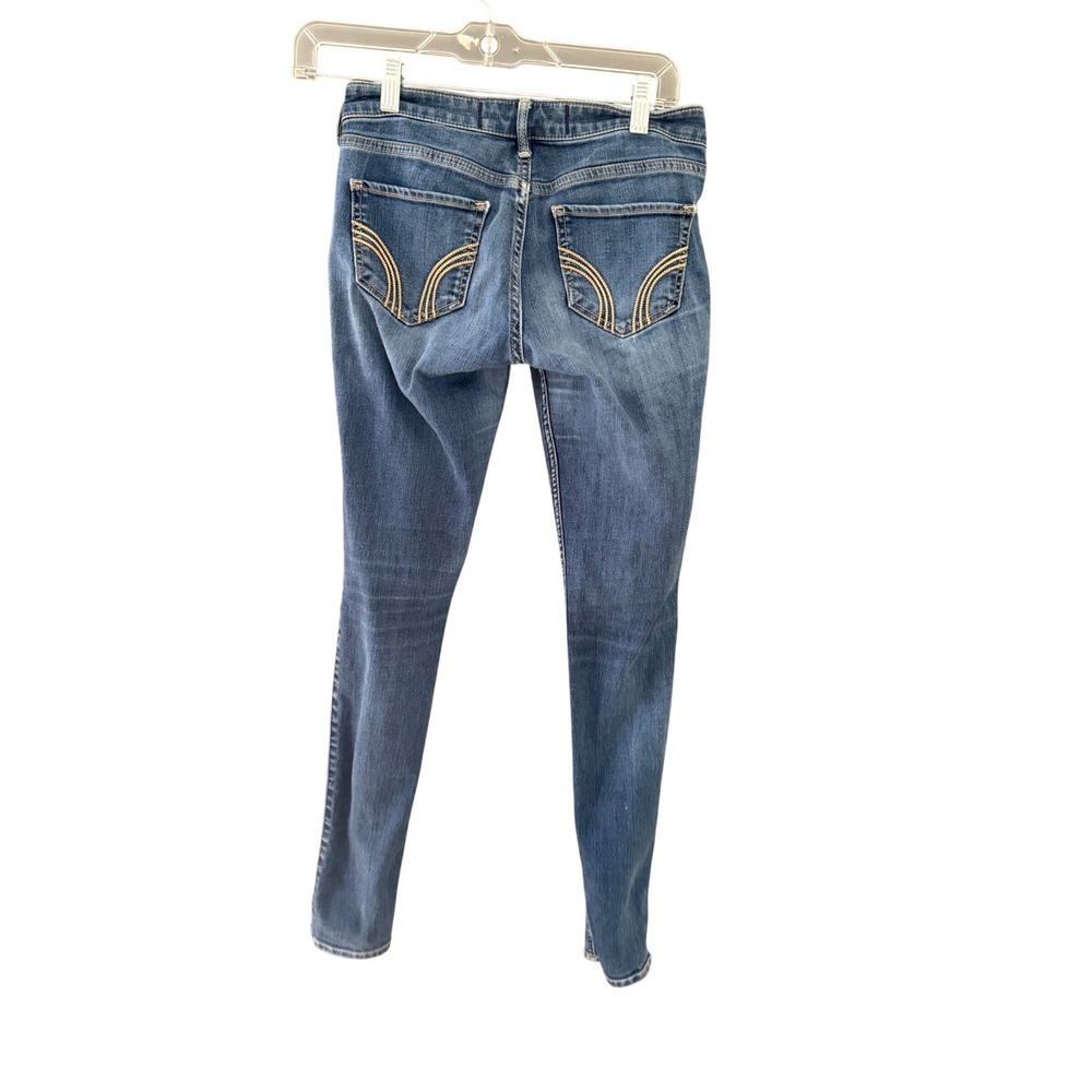 Hollister Y2k Low Rise Super Skinny Jeans Medium Wash Blue Denim W25 L29 Size 1R